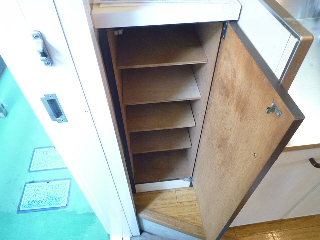 Entrance. Footwear box