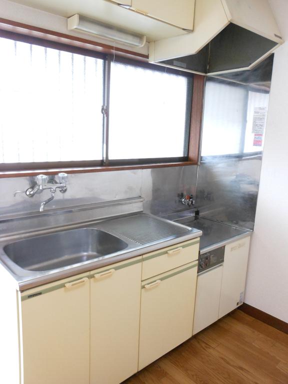 Kitchen. That is attached to the gas stove of the place will be hot water supply equipment.