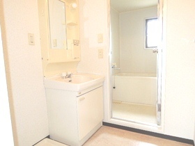 Washroom. Dressed comfortably because the washroom independent