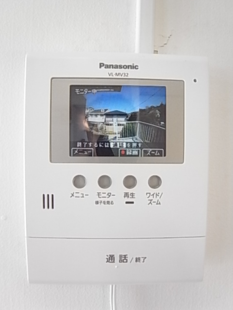 Security. Monitor with intercom