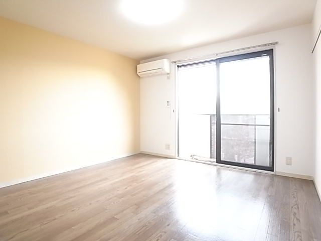 Living and room. With lighting equipment