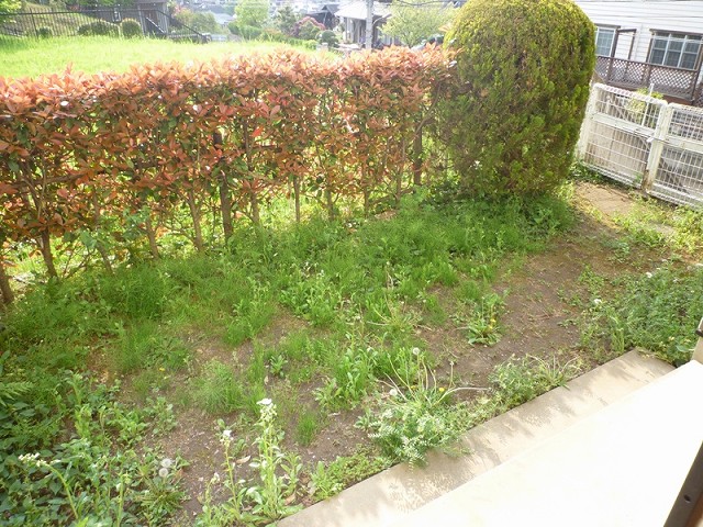 Balcony. Private garden