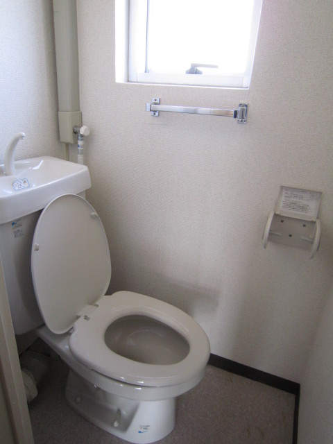 Toilet. Toilet with a window