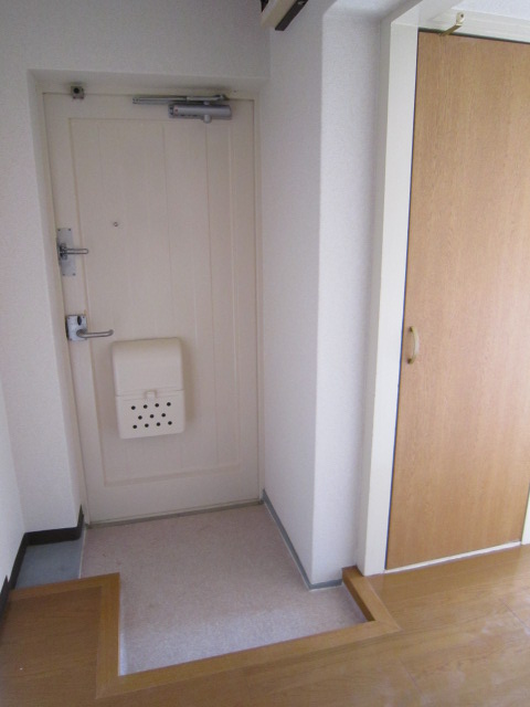 Entrance. Convenient storage of the door next to