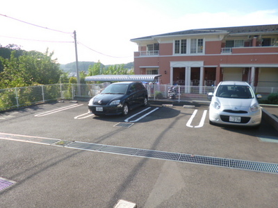 Parking lot. Spread of parking