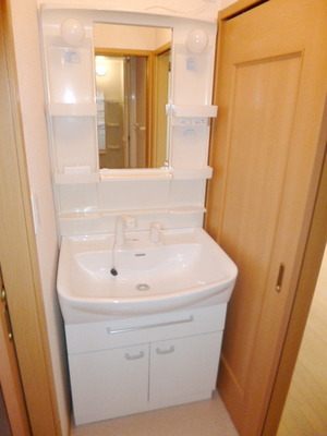 Washroom. Popular independent wash basin