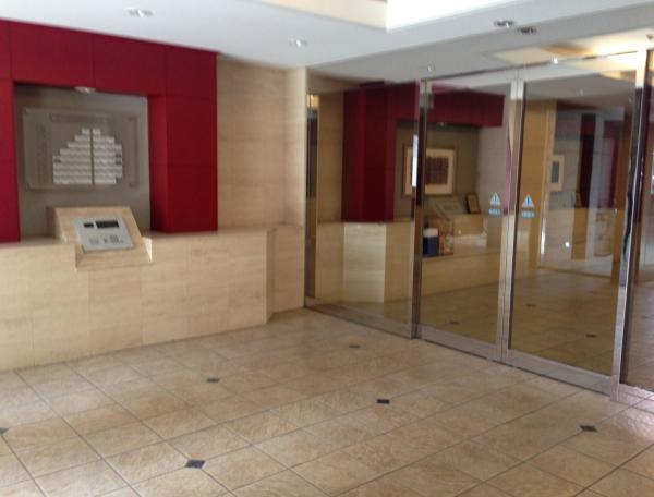 Entrance. Auto-lock with entrance. There are janitor.