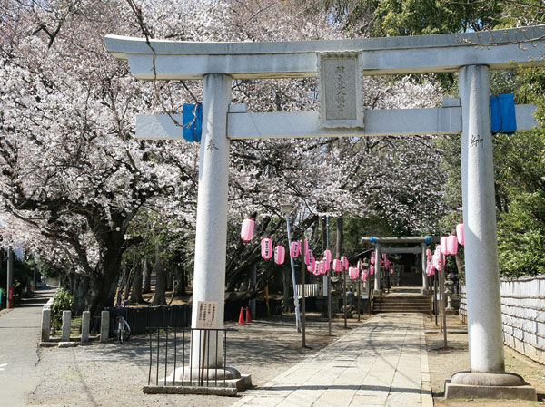 Surrounding environment. Himonya Hachiman (a 5-minute walk ・ About 330m)