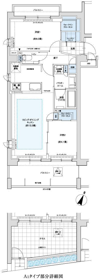Floor: 2LDK, occupied area: 54.47 sq m, Price: 44,980,000 yen, now on sale