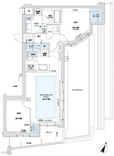 Floor: 2LDK, occupied area: 62.82 sq m, Price: 62,330,000 yen, now on sale