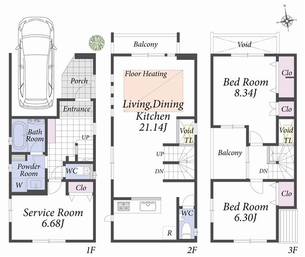 Floor plan. Floor plan B Building