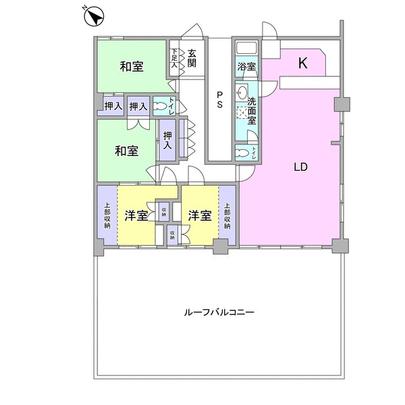 Floor plan. Day is good per facing south.