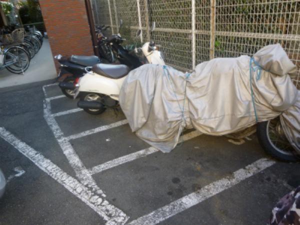 Parking lot. Motorcycle Parking