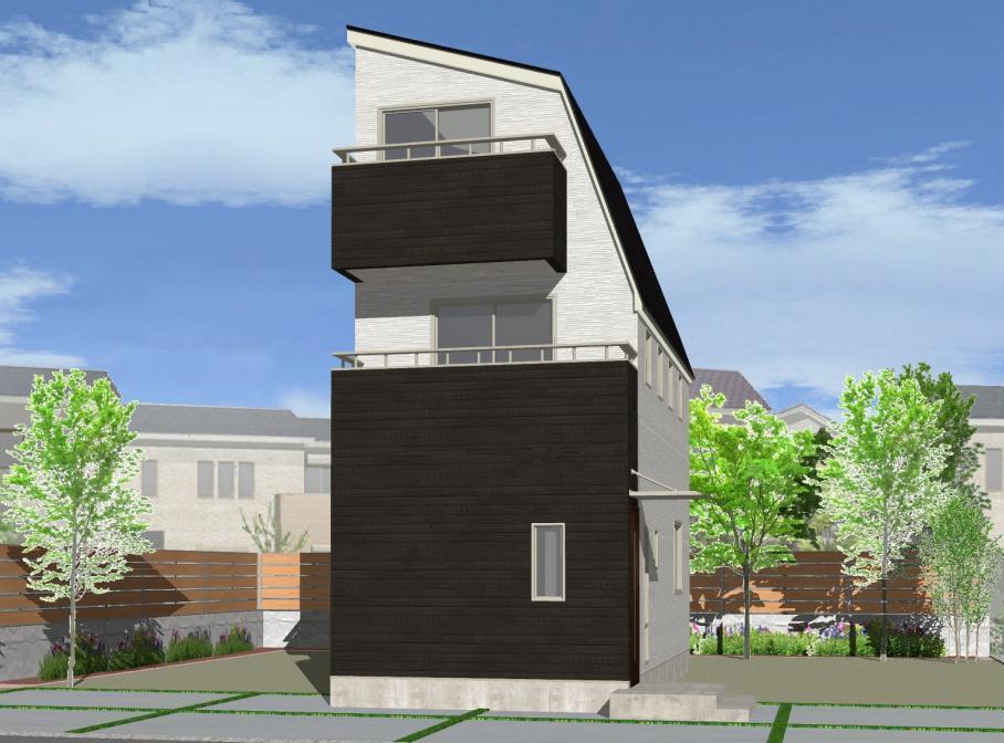 Building plan example (Perth ・ Introspection). Reference Perth