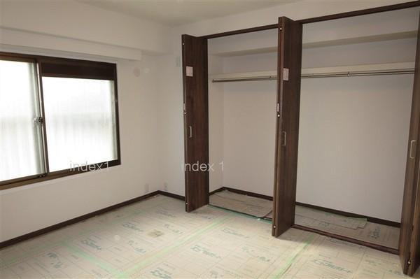 Non-living room. The room clean, double closet