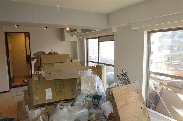 Living. Floor plan of the rooms are available at select