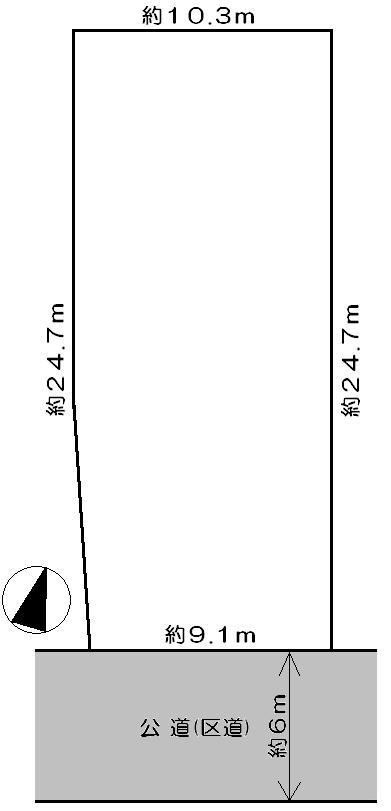 Compartment figure. Land price 100 million 68.2 million yen, Land area 247.74 sq m