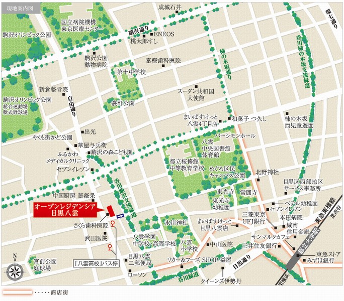 Local guide map