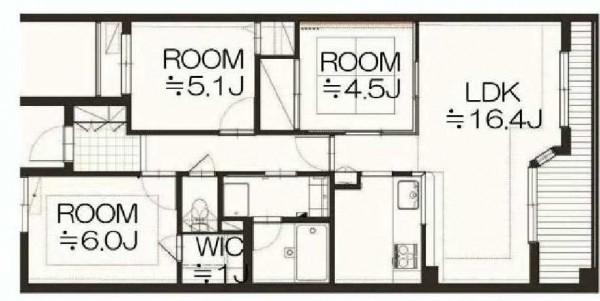 Floor plan. 2LDK + S (storeroom), Price 59 million yen, Occupied area 71.32 sq m , Balcony area 7.28 sq m