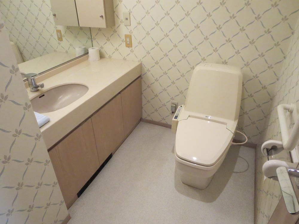 Toilet. It is hand-wash with