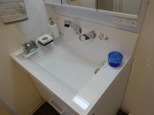 Wash basin, toilet