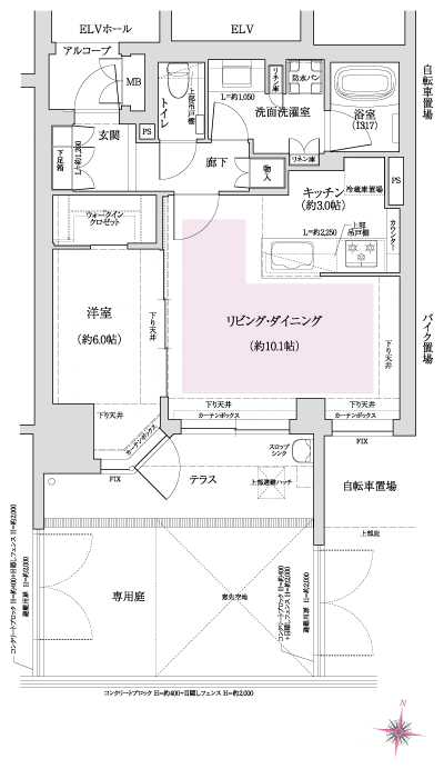 Floor: 1LDK + WIC, the occupied area: 49.58 sq m, Price: 43,440,000 yen, now on sale