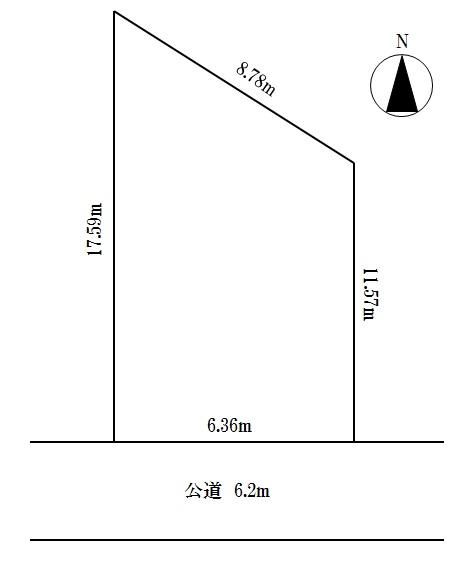 Compartment figure. Land price 72,800,000 yen, Land area 92.53 sq m