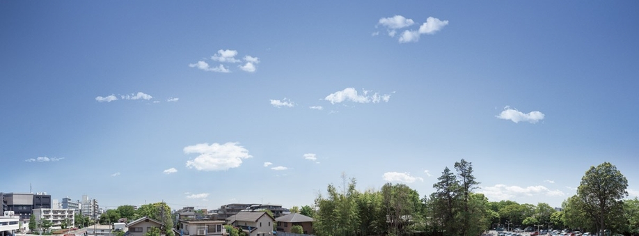 View panoramic photo  ※ Listings view photo (2013 May shooting) is local site, The third floor height equivalent to have been made a panoramic synthesis and some CG work to what was taken from (about 8m). Also, View ・ Landscape each floor ・ It depends on the each room, The current view in accordance with the changes in the surrounding environment future ・ Landscape is not intended to be guaranteed over future