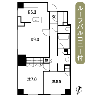 Floor: 2LDK + SIC, the occupied area: 64.68 sq m, Price: 63,800,000 yen, now on sale