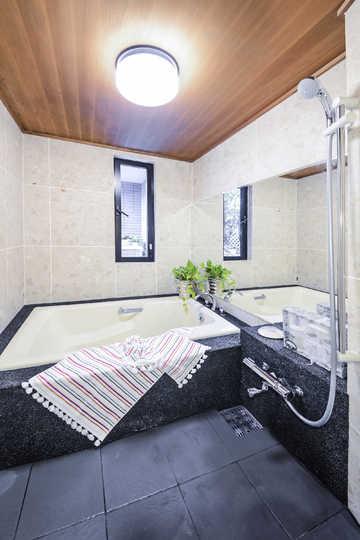 Bathroom. Luxury drifts conventional bathroom