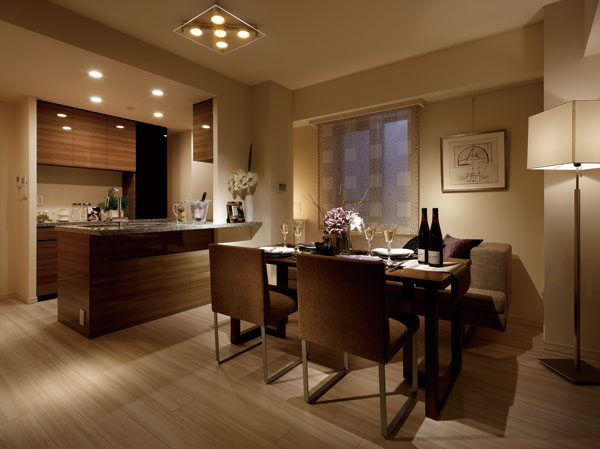 Living. dining kitchen