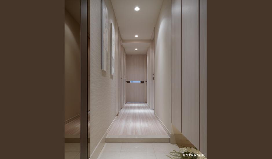 Entrance. Stylish Yingbin space