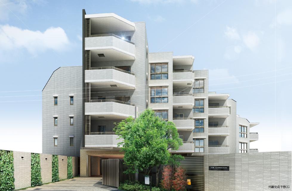 Local appearance photo. Low-rise residences harboring a fine sense of beauty.