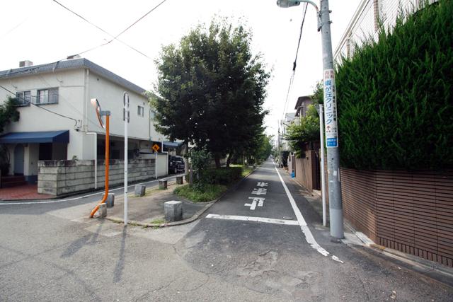 Streets around. 呑川 green until the road 70m