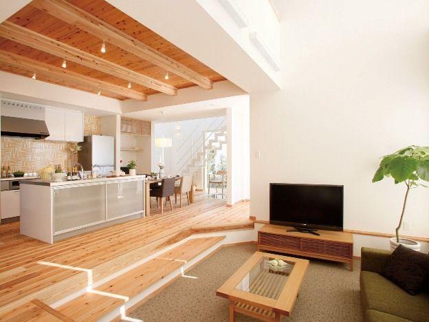 Model house photo. Construction company design house case (some optional specifications)