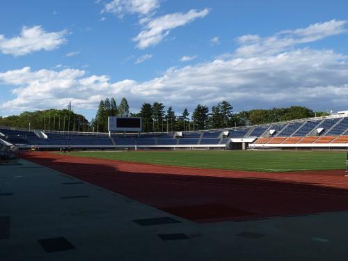 park. Komazawa Olympic Park athletics stadium 560m