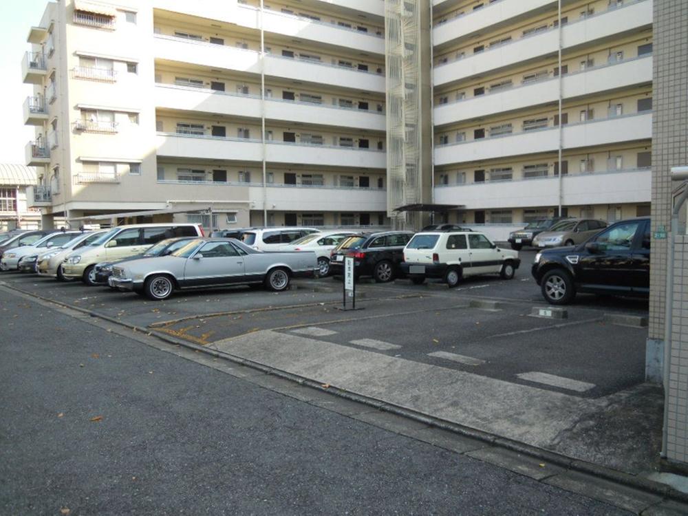 Parking lot. Common areas