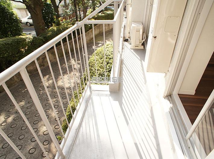 Balcony. Balcony in the sun