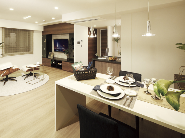 Room and equipment. living ・ dining ・ Kitchen (which was taken the model room A type in November 2013, Some paid option (application deadline have) and furniture, It is included furniture etc., It is not included in the sale price)