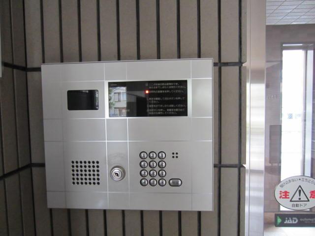 Entrance. TV monitor with auto-lock