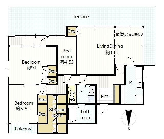 Floor plan. 3LDK + S (storeroom), Price 39,800,000 yen, Footprint 102 sq m