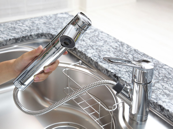 Kitchen. Water purifier integrated shower faucet
