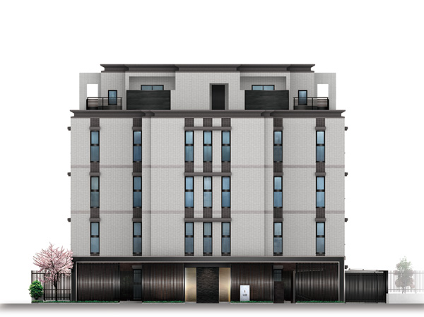 Shared facilities.  [Exterior - Rendering] Sophistication of the city, With simple and elegant streets, Shimo address embrace the lush greenery. Land plan aimed at appearance in harmony to the exceptional location have kind this land has. Distribution building plans to bear the day-to-day comfort in this land. Consideration to the human vehicle separation in pursuit of safety. While providing the functions required in the lives of modern, Production which admire a clear four seasons. In the Meguro-ku, carve the history as a residential area, Aspiring mansion way suitable to spin a gentle private.