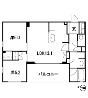 Floor: 2LDK + WIC + SIC, the occupied area: 56.06 sq m, Price: TBD