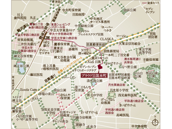 Local guide map