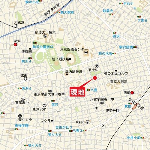 Local guide map. Information map