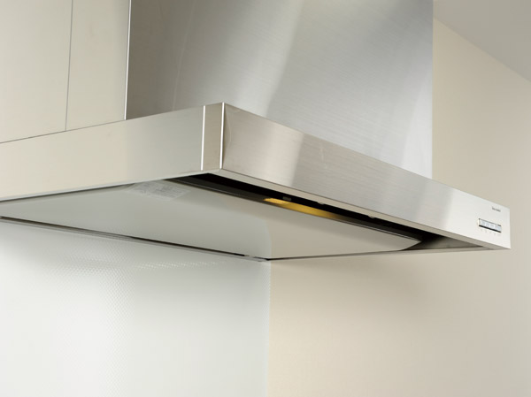 Kitchen.  [Range food] Design is beautiful, Cleaning is also easy to stainless steel slim hood. With enamel made rectifying plate, Dirt also easy to wipe off, A specification that stand out cleanliness.
