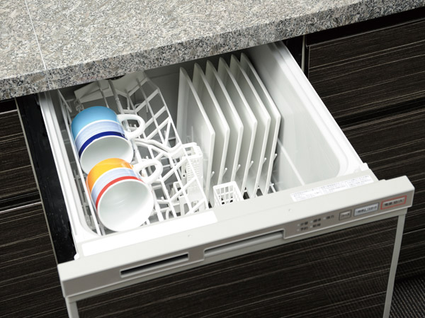 Kitchen.  [Dishwasher] To enable the hygienic and functional kitchen work in the kitchen, Standard equipped with a dishwasher. Not take place in the built-in, Design is also beautiful specification.