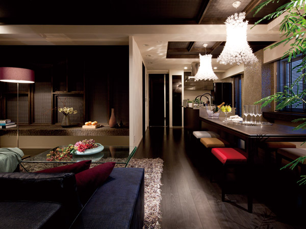Interior.  [living ・ dining] Of course the equipment to increase the material of the texture and comfort that wraps around the space, Enhance the essential richness of life, Clear the sense of openness.