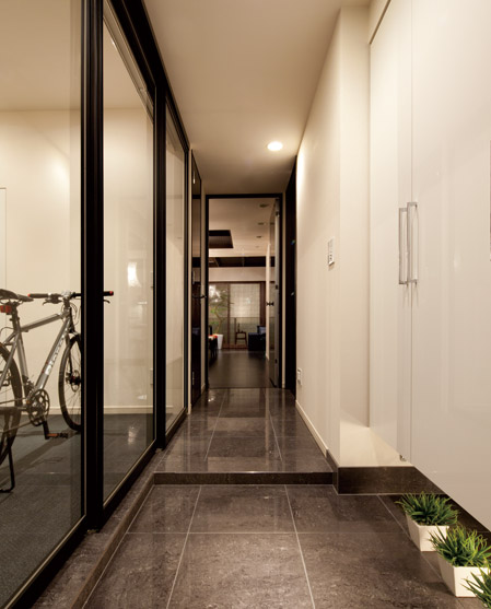 Interior.  [Entrance] And beautiful tile, Entrance finished with marble soil stile.